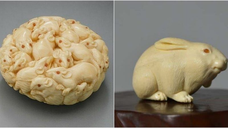 A Cluster of Rats: A Masterpiece of Japanese Netsuke Artistry