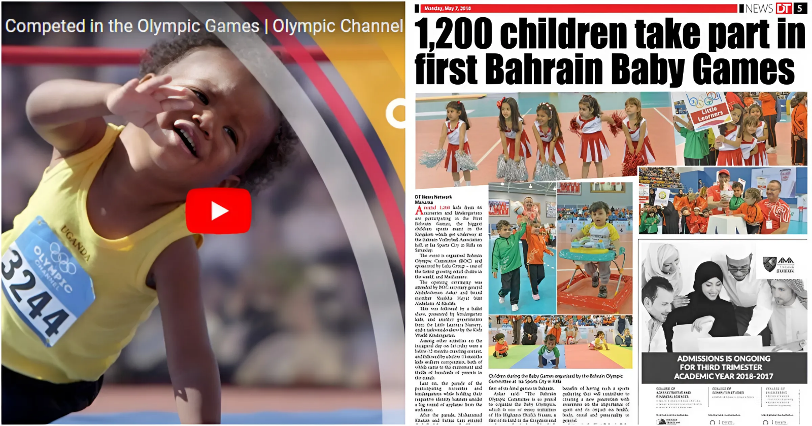 The Viral Baby Olympics: How a Parody Video Inspired Real Competitions in Bahrain