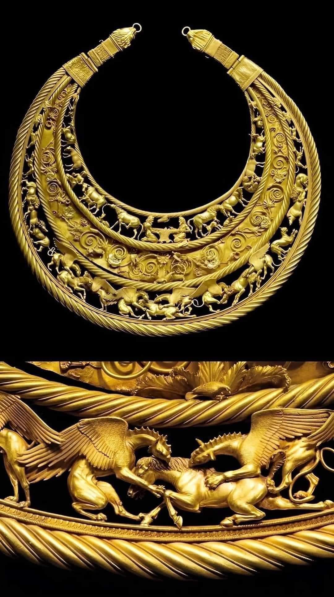  The Gold Pectoral of the Scythian Ruler: A Tale of Ancient Majesty and Symbolism