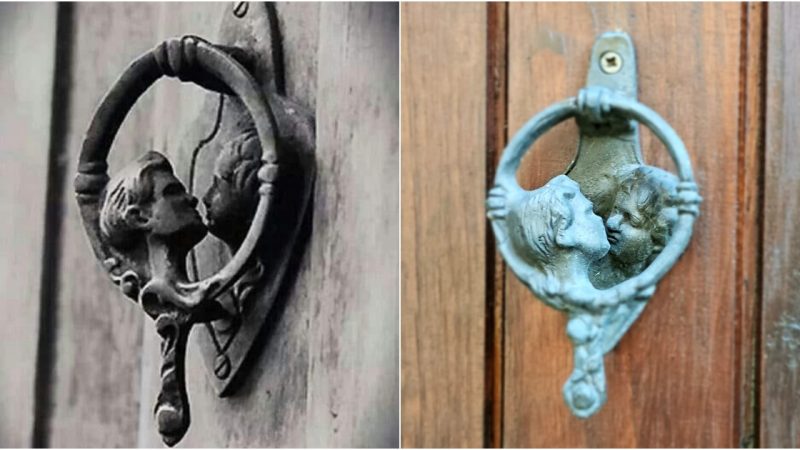 18th Century Door Knocking Handle: A Portal to the Past