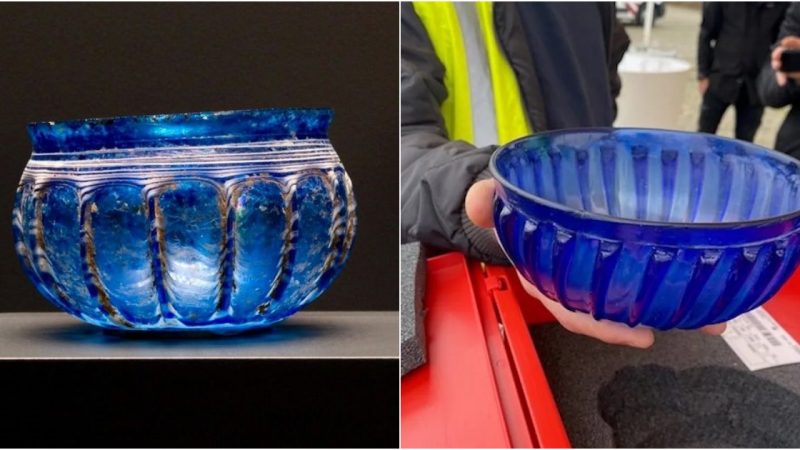 2,000-Year-Old Roman Glass Bowl Unearthed in Nijmegen: A Pristine Artifact Revealing Ancient Roman Life in the Netherlands