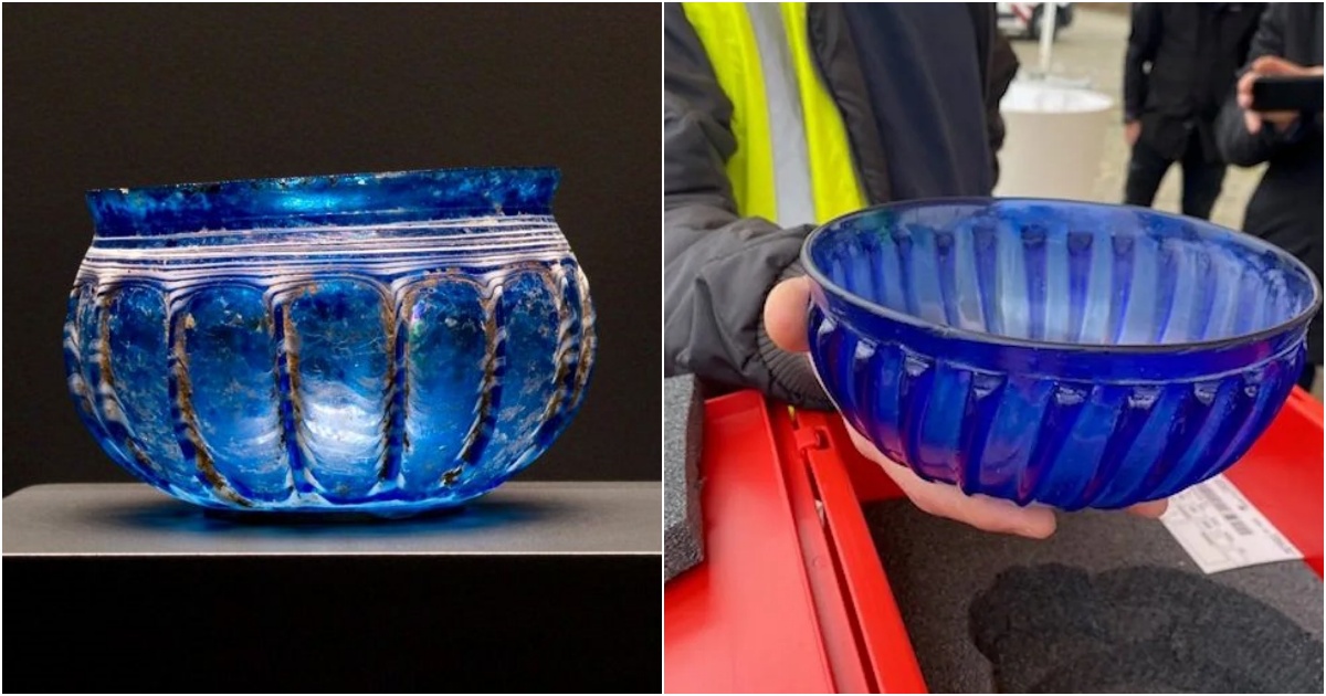 2,000-Year-Old Roman Glass Bowl Unearthed in Nijmegen: A Pristine Artifact Revealing Ancient Roman Life in the Netherlands