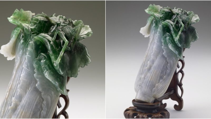 Jadeite Cabbage with Insects: A Masterpiece of Qing Dynasty Art