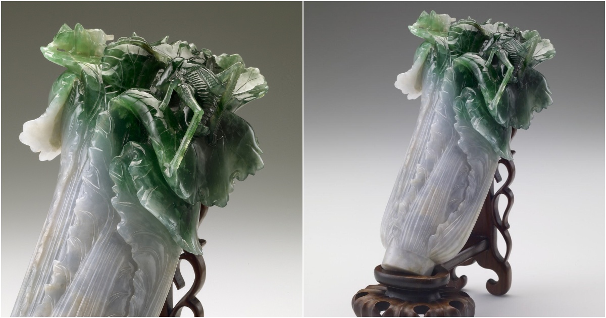 Jadeite Cabbage with Insects: A Masterpiece of Qing Dynasty Art