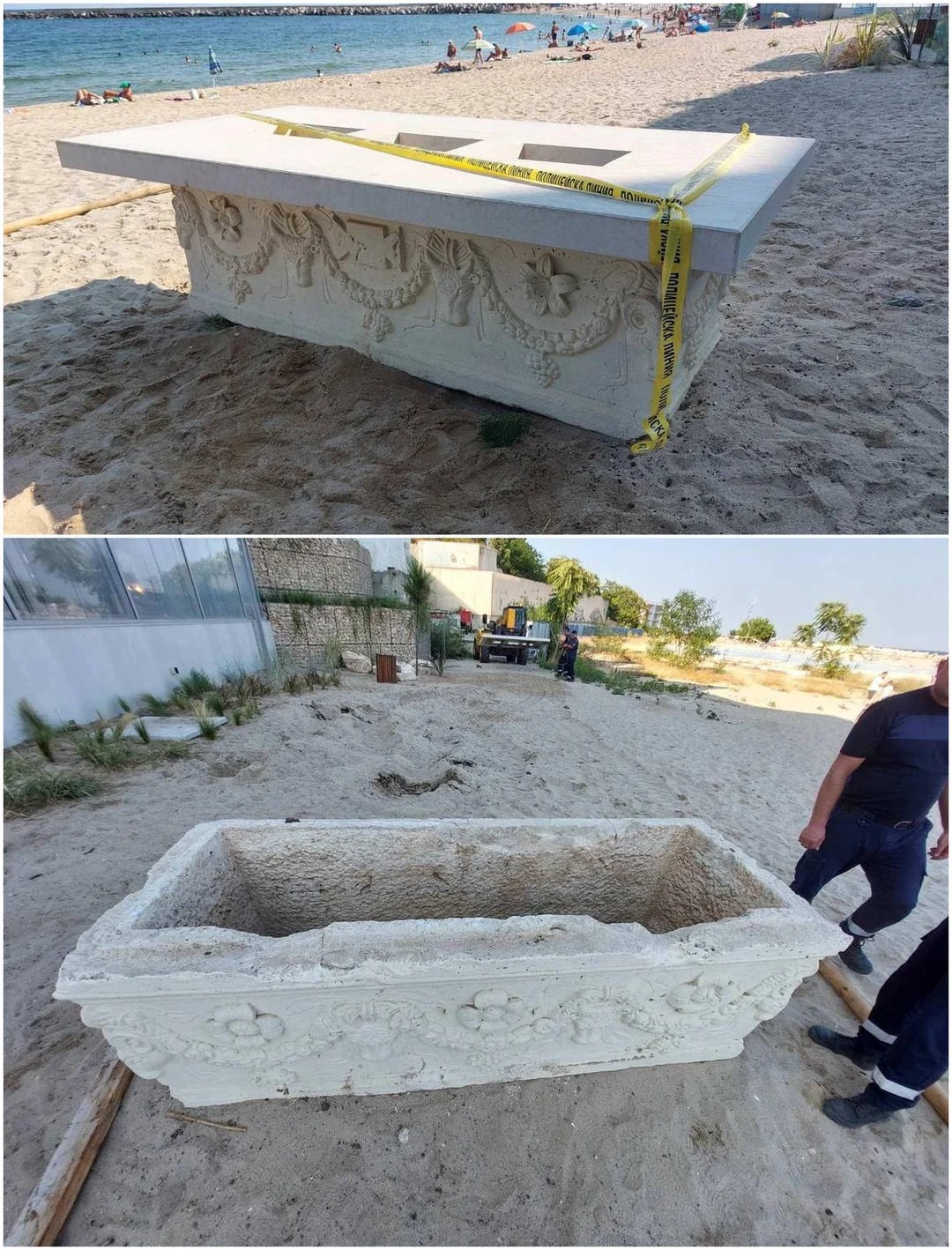 The Controversy of a 1,700-Year-Old Roman Sarcophagus as a Beach Bar Table