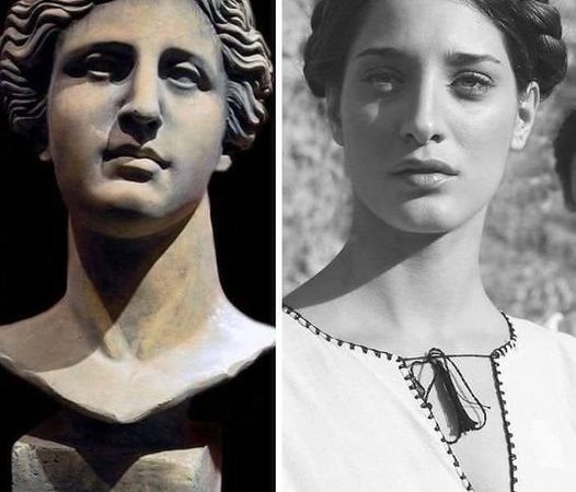 Gorgeous Likeness: Aphrodite and Greek Model Andri Cartoni A Timeless Beauty