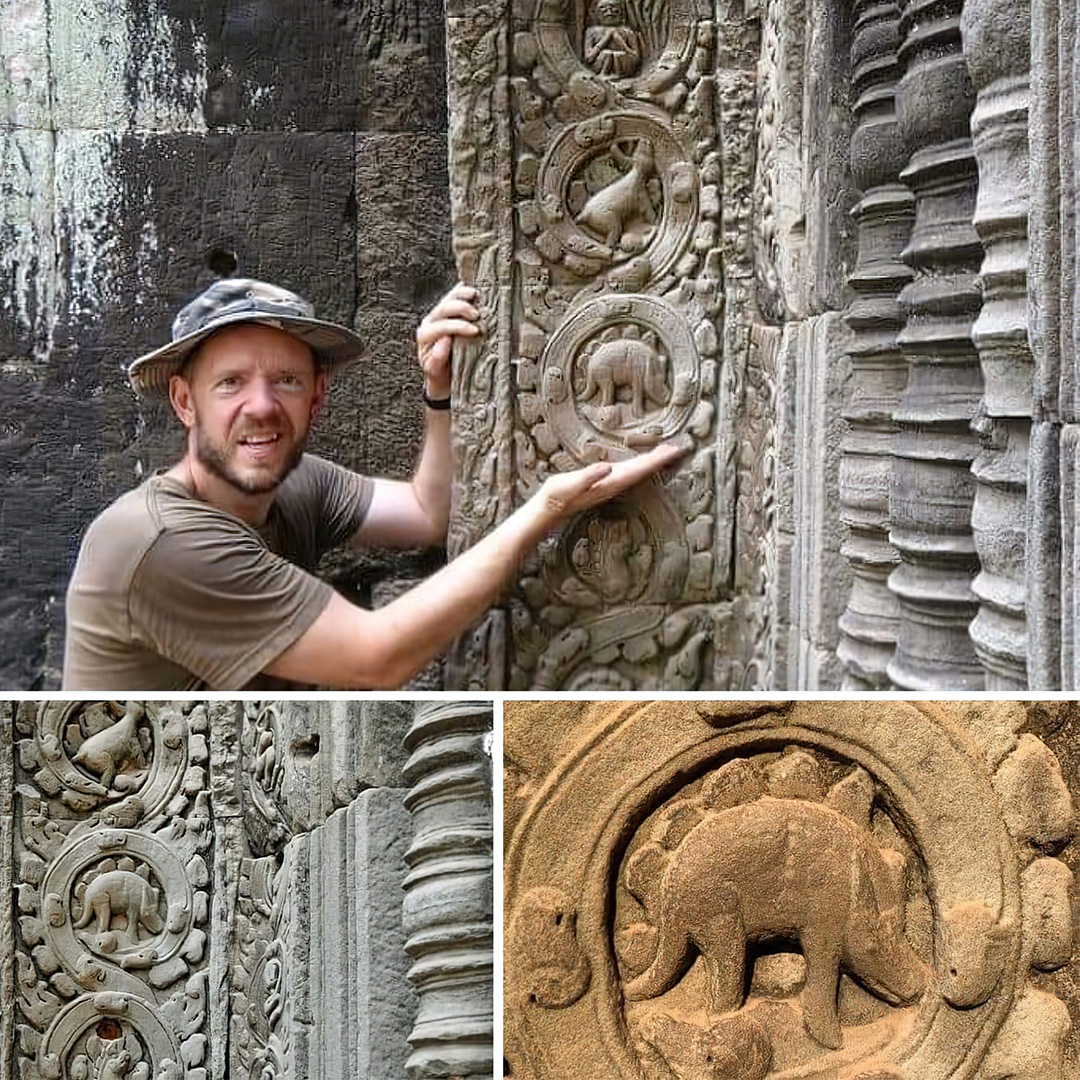 The Mystery of the Stegosaurus Carving at Ta Prohm: Ancient Art or Modern Enigma?