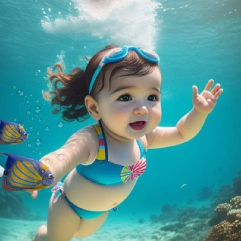 Dive into Delight: Nurturing Bonds and Development in Baby’s First Pool Experience