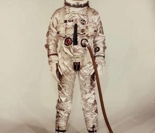 Neil Armstrong: Pioneering Astronaut in His 1966 Space Suit