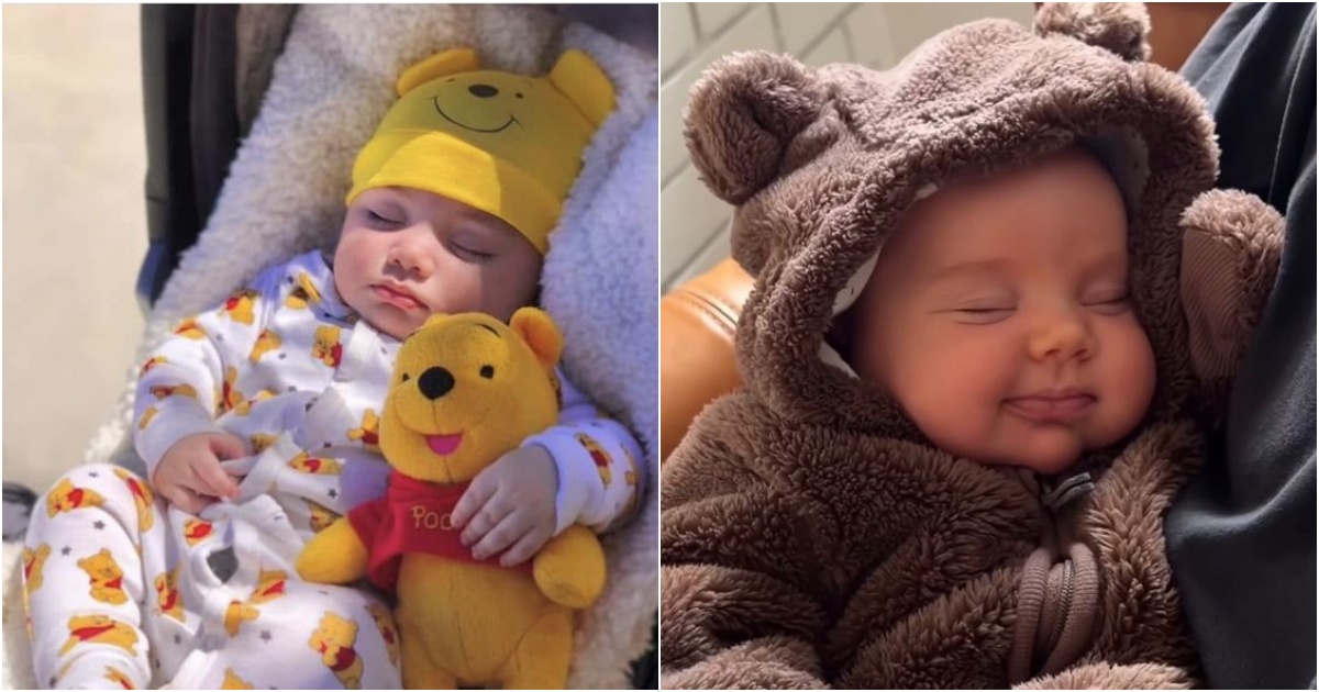 Even the Baby is Cute When Sleeping: Parents Capture This Moment