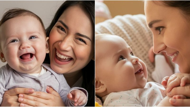 First Laughs: The Joy of Baby’s Laughter with Mom