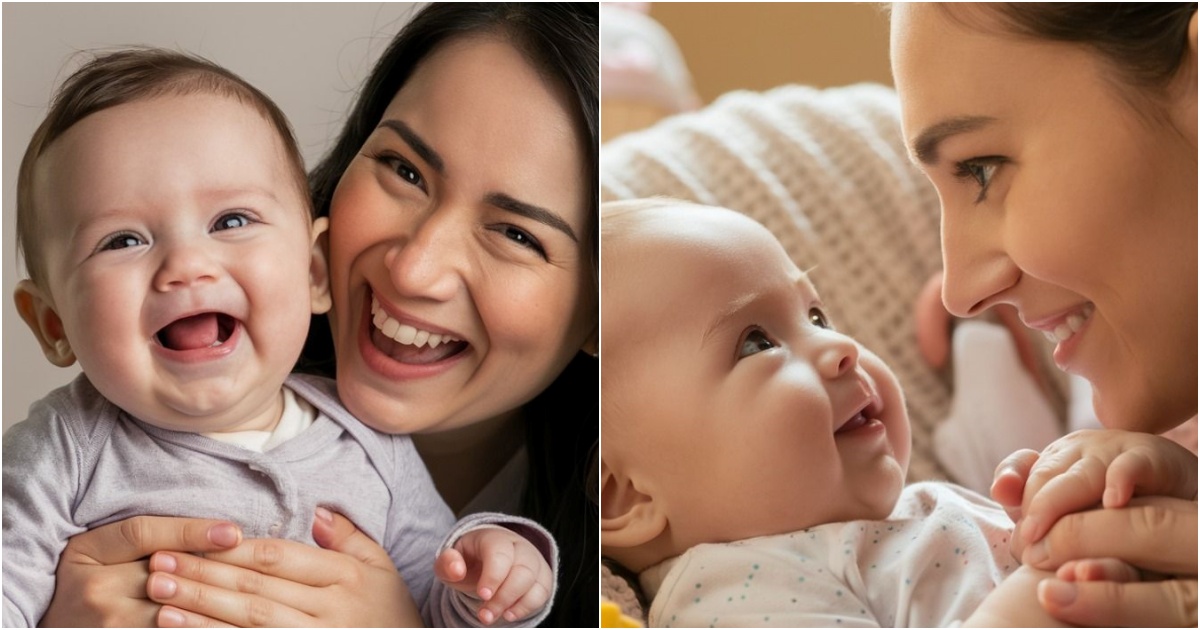 First Laughs: The Joy of Baby’s Laughter with Mom