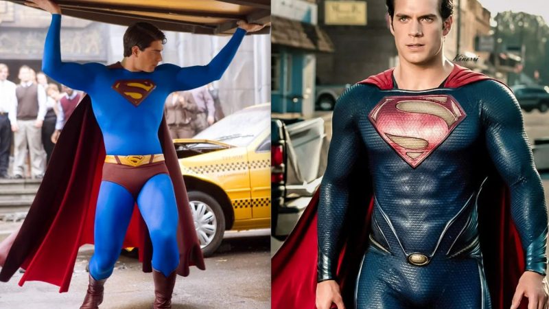 The Evolution of Superman: Christopher Reeve Meets Henry Cavill in AI Art